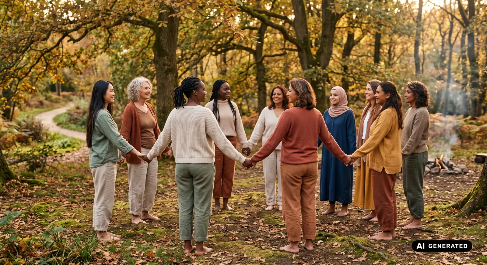 Sistercircle – Frauen im Kreis in herbstlicher Natur